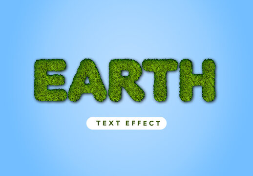 Earth Text Effect