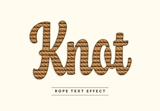 Rope Text Effect