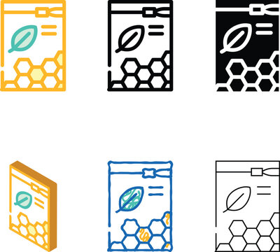 organic white beeswax pellets color icon vector. organic white beeswax pellets sign. isolated minimal symbol illustration