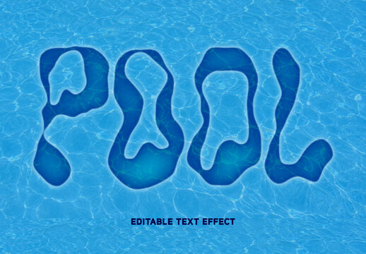 Pool Text Effect