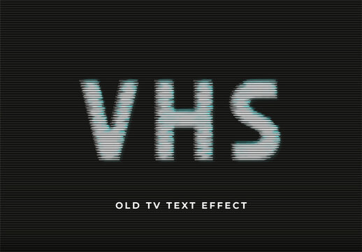 Old Tv Text Effect