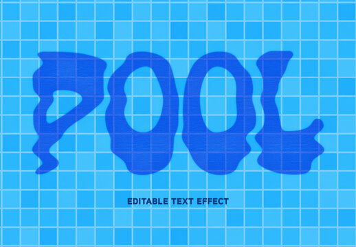 Pool Text Effect