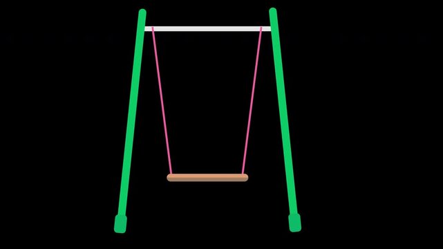 Children's Swing Set - Isolated
