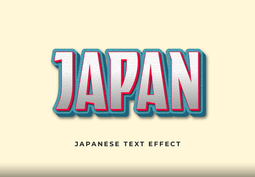 Japanese Text Effect