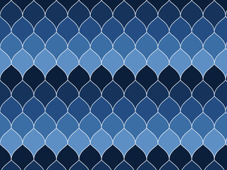 Fototapeta premium Moroccan Ogee Lattice Decorative Tile Background Art