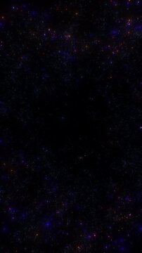 Abstract Purple Blue Particle Energy Portal with Glowing Plasma Ring, Cosmic Vortex and Futuristic Sci Fi Background Animation in 4K 60 FPS
