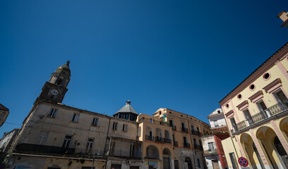 Fototapeta premium Teano, Campania. Glimpses of the historic center