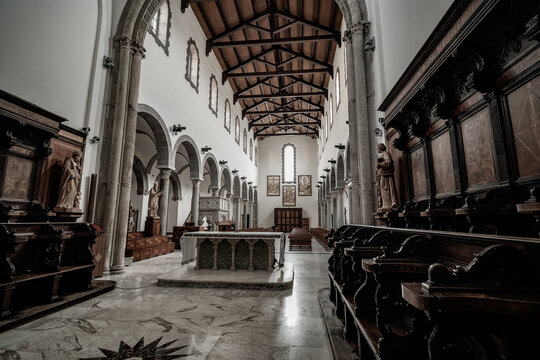 Teano, Italy. The Cathedral of San Clemente. 0326V.2