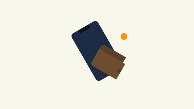 Online Wallet icon animation