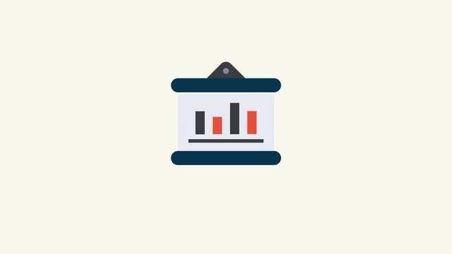 Statistics bars columns growth, arrow up. Finance, Bar graph going up, Profit concept, positive increase chart. business graph animation