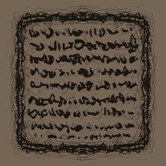 Abstract image for printing - digital painting. The picture is painted by hand on a tablet. © neurostructure