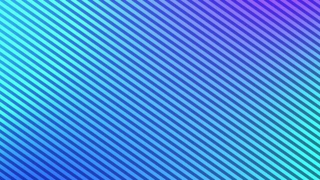 Abstract background featuring vibrant gradient colors transitioning from cyan to purple with diagonal moving stripes pattern creating rhythmic motion effect perfect for modern digital graphic projects