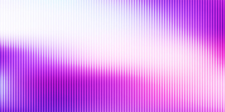 Soft glass ripple gradient in icy pale blue and lavender hues. Delicate reeded texture with frosted distortion effect and minimal vertical blur. Glass texture, vector illustration