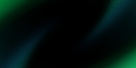 Black dark green blue emerald petrol teal lime yellow white abstract background. Color gradient ombre blend. Line wave curved. Bright light flash glow glitter neon metallic.Noise grain mesh.Christmas. © Dul
