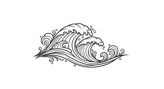 Wave ocean water sea surf crest.