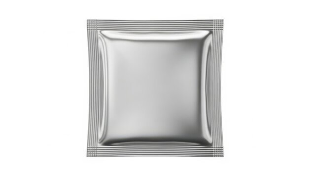 Shiny square metal plate