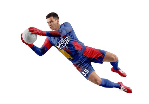 Soccer Goalkeeper Uniform Mockup
