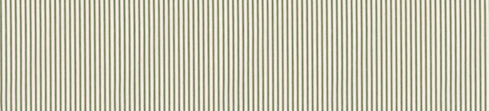 Elegant banner template featuring light beige canvas texture with thin olive green vertical stripes for classic interior design backgrounds.