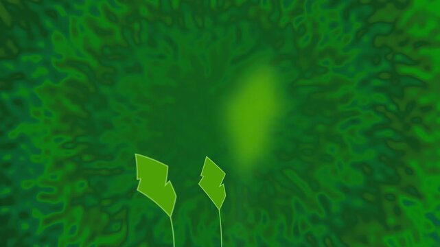 Abstract green organic texture with stylized leaf shapes. Eco abstract green organic texture for environmental conservation signs. Creative abstract green organic texture background.