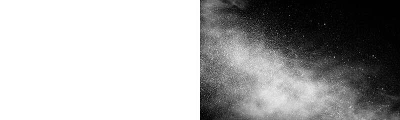Transparent background featuring realistic white nebula clouds and cosmic dust particles. This atmospheric space texture is perfect for creating mystical and futuristic digital designs.  © DigiArt Resource
