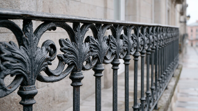 Ornate wroughtiron balcony balustrade ru 3