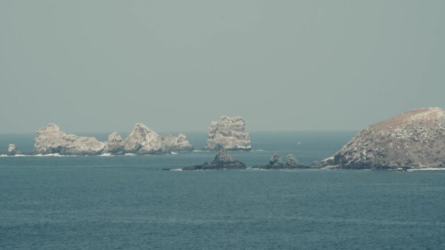 Mexican Beach Landscape at Day. Ixtapa, Guerrero.