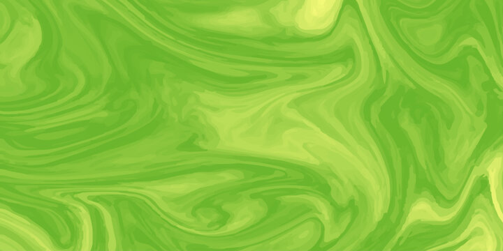 Green swirling pattern a vibrant and fluid vector illustration with blended shades of lime and chartreuse abstract