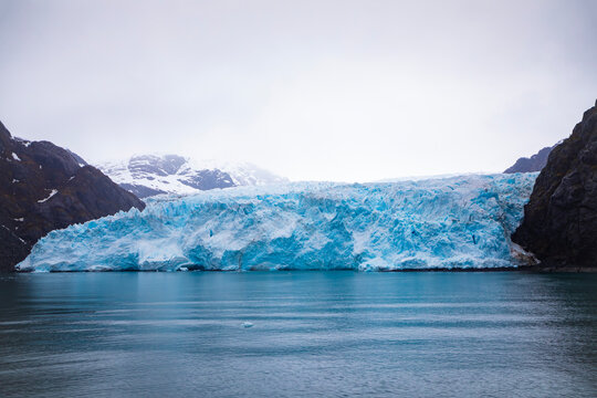 View of Aialik Glacier in Kenai Fjords National Park