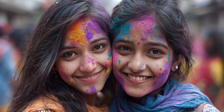 Holi festival of color celebration