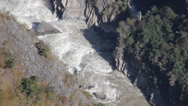 Jinsha river in Tiger Leaping Gorge, Yunnan province, China