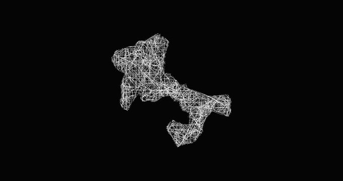 Sketch Windsor and Maidenhead outline map animation - smooth progressive reveal