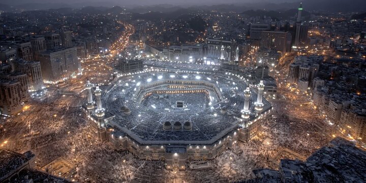 mecca - holy city of Makkah al-Mukarramah, site of kaaba