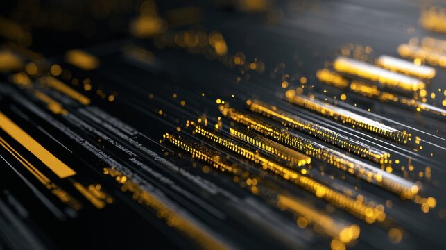 An AI planning agent maps out a complex project on a dark canvas. Steps lock in place, forming a sequence with gold elements crystallizing.