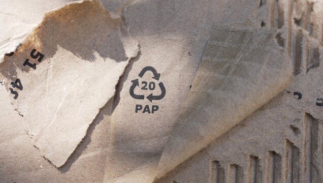20 pap recycling code. Corrugated fiberboard, Cardboard boxes