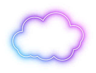 Fototapeta premium Neon Cloud