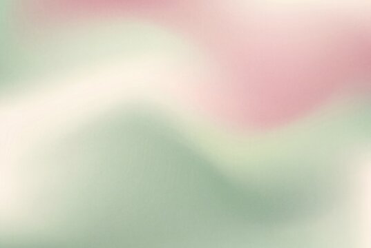 Soft abstract background with pastel pink and mint green gradient waves