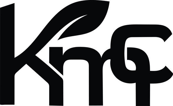 kmc logo km mc mk ck k letter logo design. Minimal monogram emblem, classic style. Alphabet vector logo design. Premium Business logo, White background. AI/EPS and PNG/JPEG.