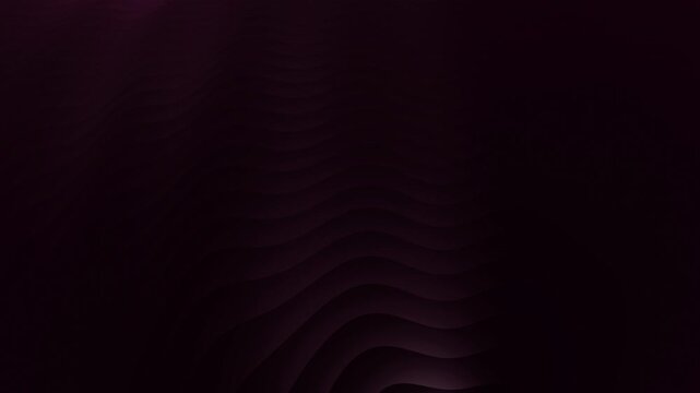 Dark purple undulating waves abstract background for corporate presentations, seamless loop