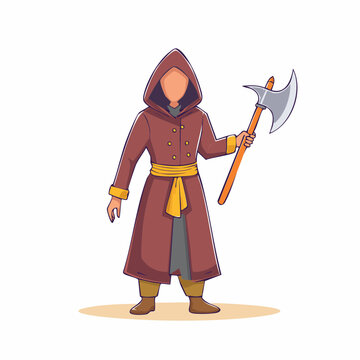 Medieval Warrior with Axe