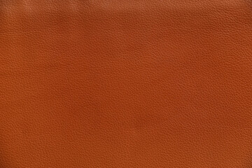 Fototapeta premium Rich brown leather texture background, natural grain pattern, high quality material for upholstery and fashion design