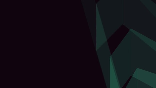 Dark geometric abstract background for corporate presentations, motion graphics