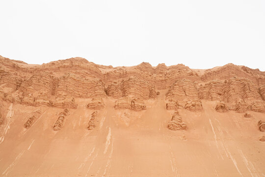 Arid Gobi landform in Turpan, Xinjiang, China