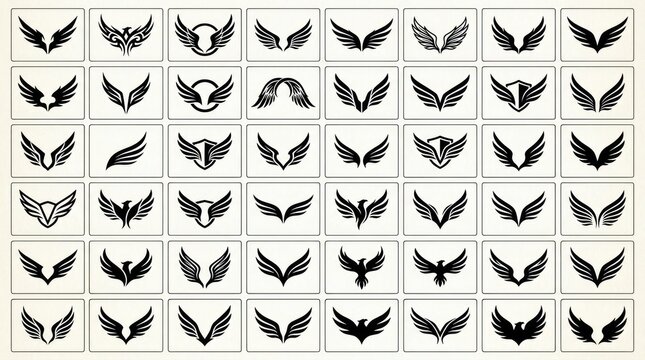 Collection of geometric animal eye mask designs