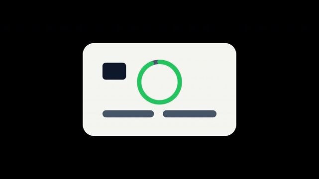 Apple card symbol perfect for digital money design. Use as electronic payment icon in modern payment platforms and apps.