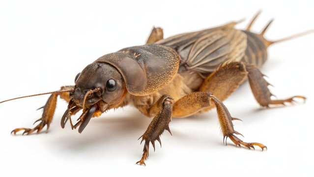 Cockroach isolated on a white background