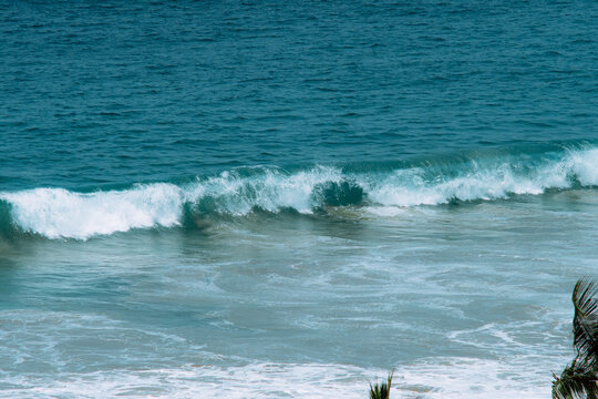 Mexican Beach Landscape at Day. Ixtapa, Guerrero.