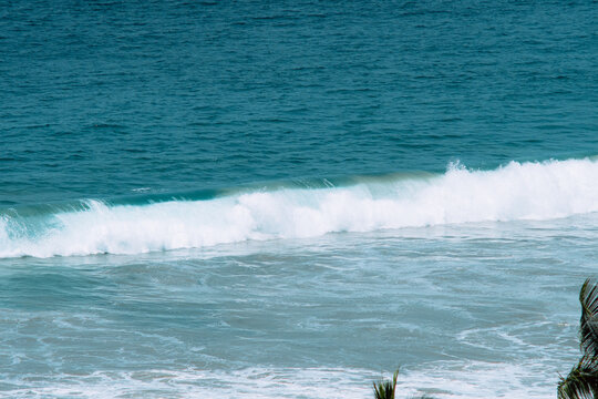 Mexican Beach Landscape at Day. Ixtapa, Guerrero.