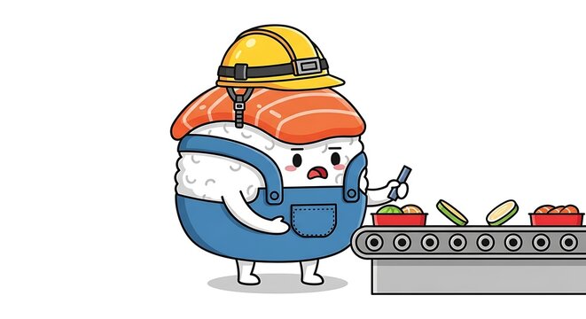 Construction worker operating mini excavator toy.