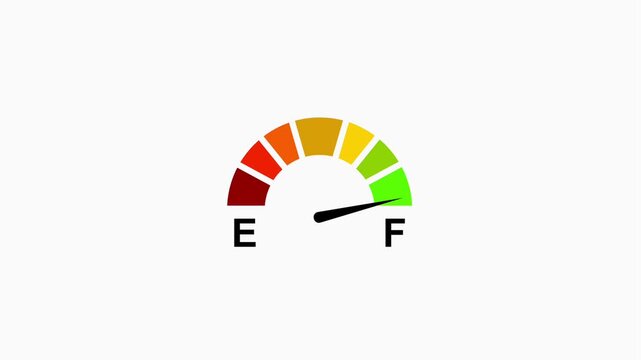 animated petrol indicator icon with white screen