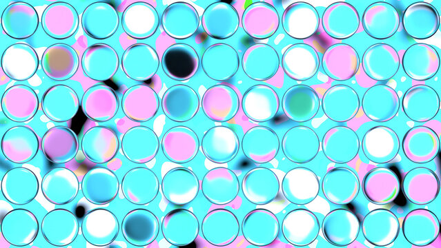 Bright turquoise, aqua, and mint green candy glass bubbles mixed with baby pink over a vibrant fluid abstract background, glossy 3D spheres
